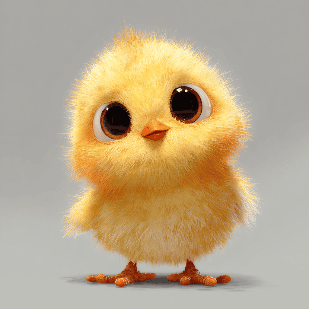 Toddler happily playing with a chicken road toy
